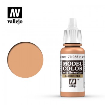 Vallejo Model Color Acrylic Paint Flat Flesh 70955